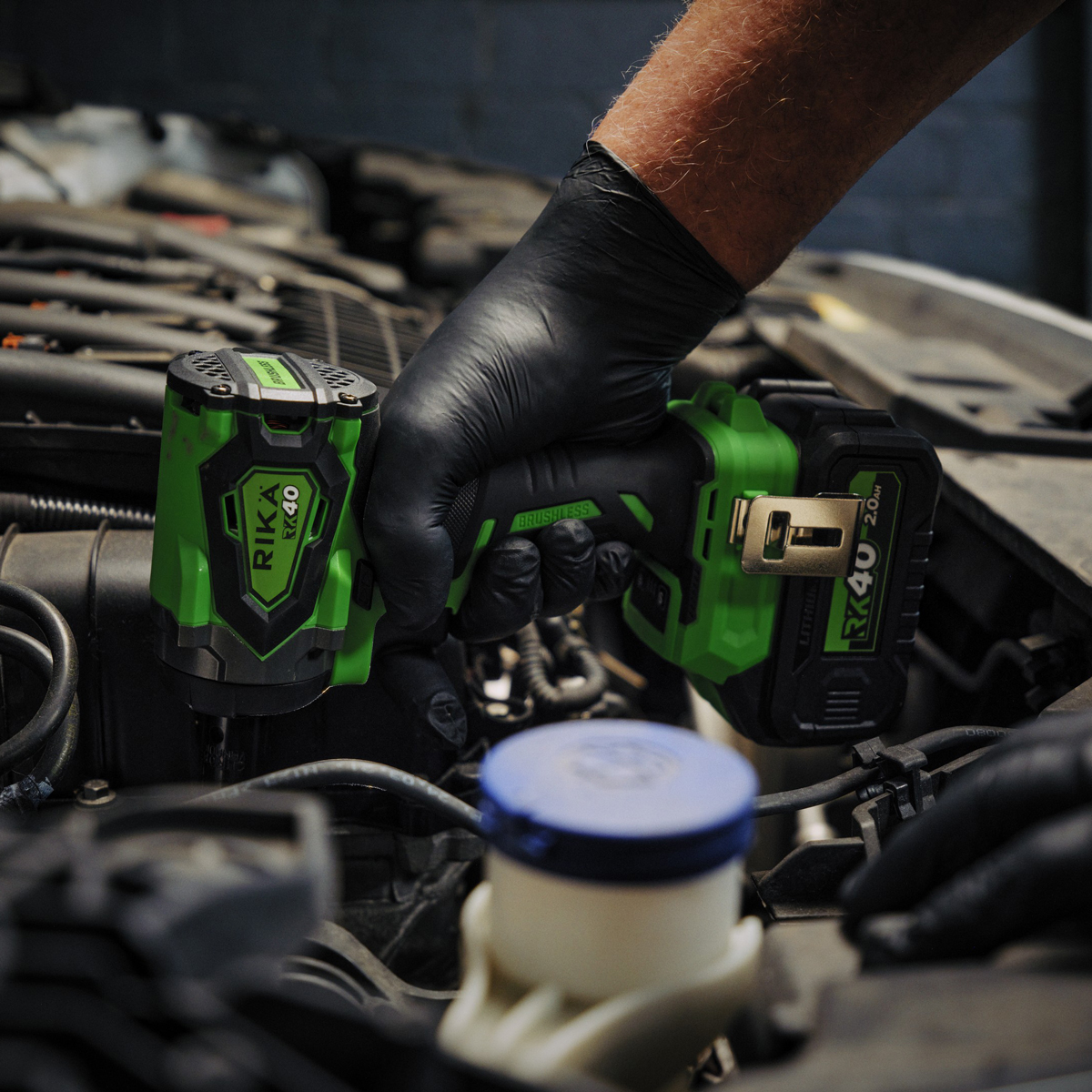 Rikä RK40 40V 1/2in Cordless Compact Impact Wrench | 480Nm Nut-Busting Torque | Friction Ring | Brushless Motor | Body Only